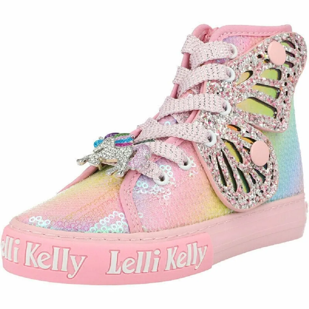 Lelli Kelly Girls Unicorn Wings Multicolour Boot