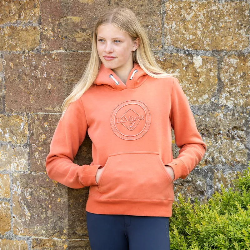 LeMieux Young Rider Hannah Junior Pop-Over Hoodie - Apricot