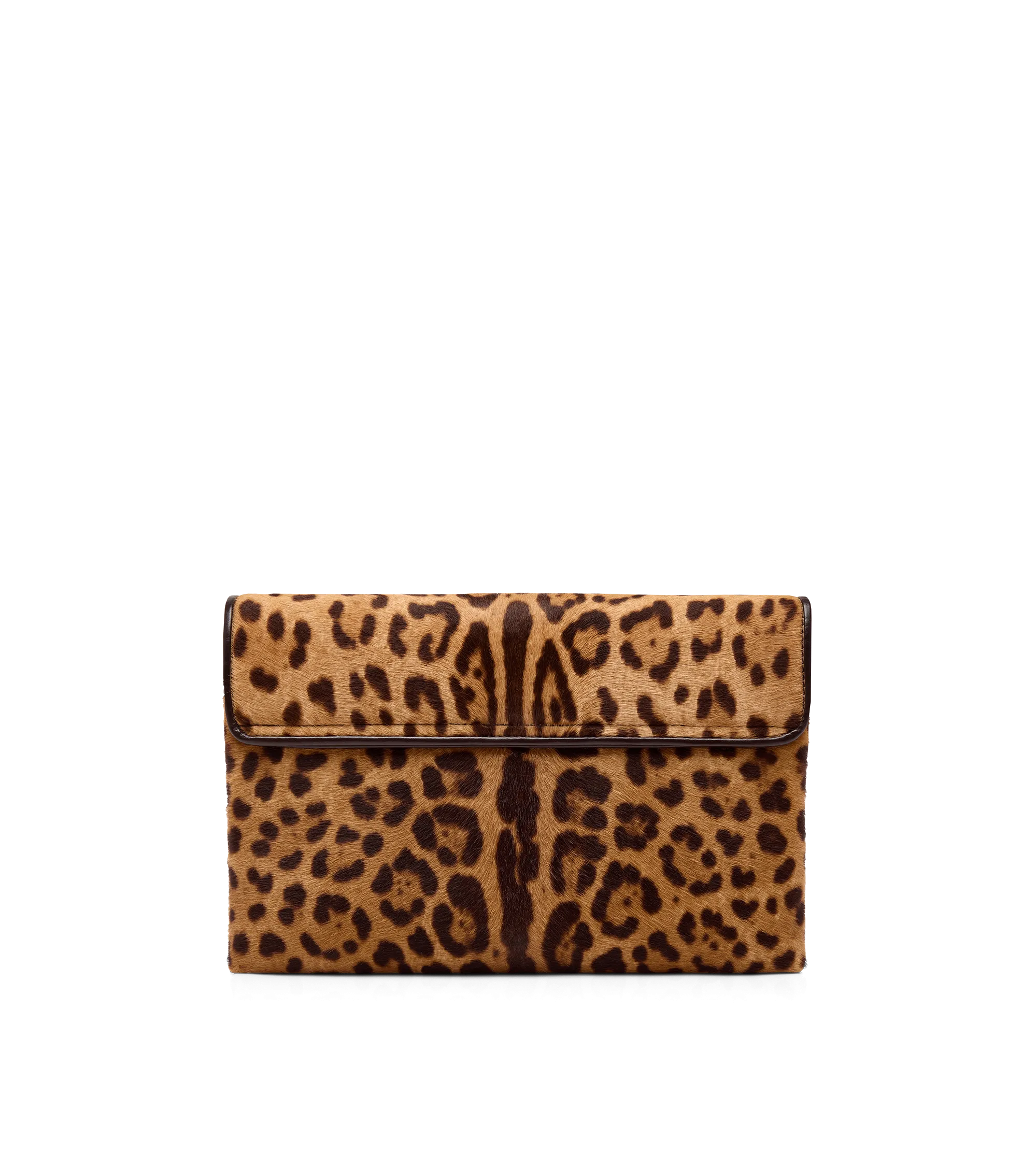 LEOPARD PRINT CALF HAIR MONARCH MEDIUM SHOULDER BAG