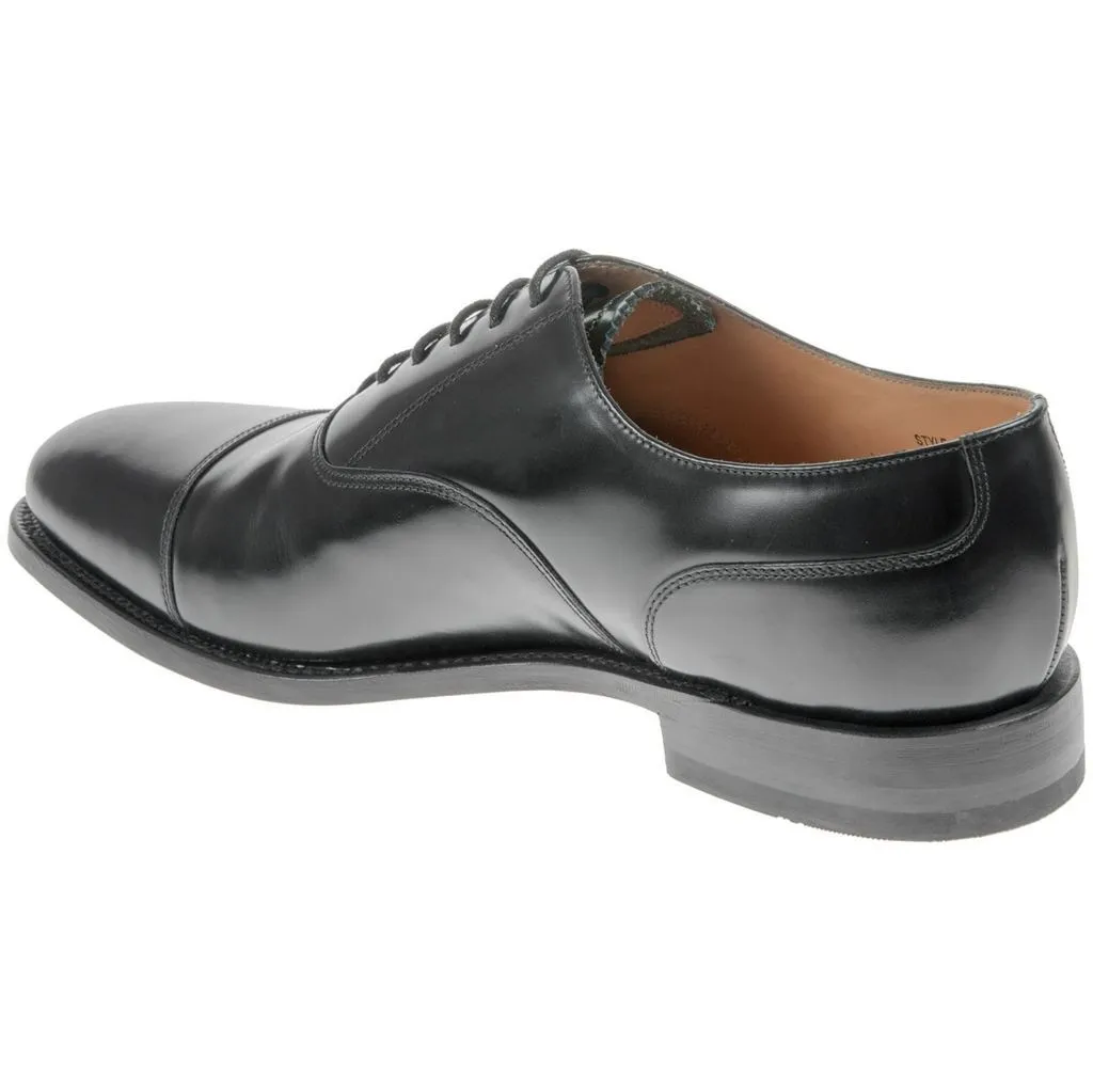 Loake 200 Black Mens Leather Oxford Formal Smart Lace-up Shoes - UK 8.5