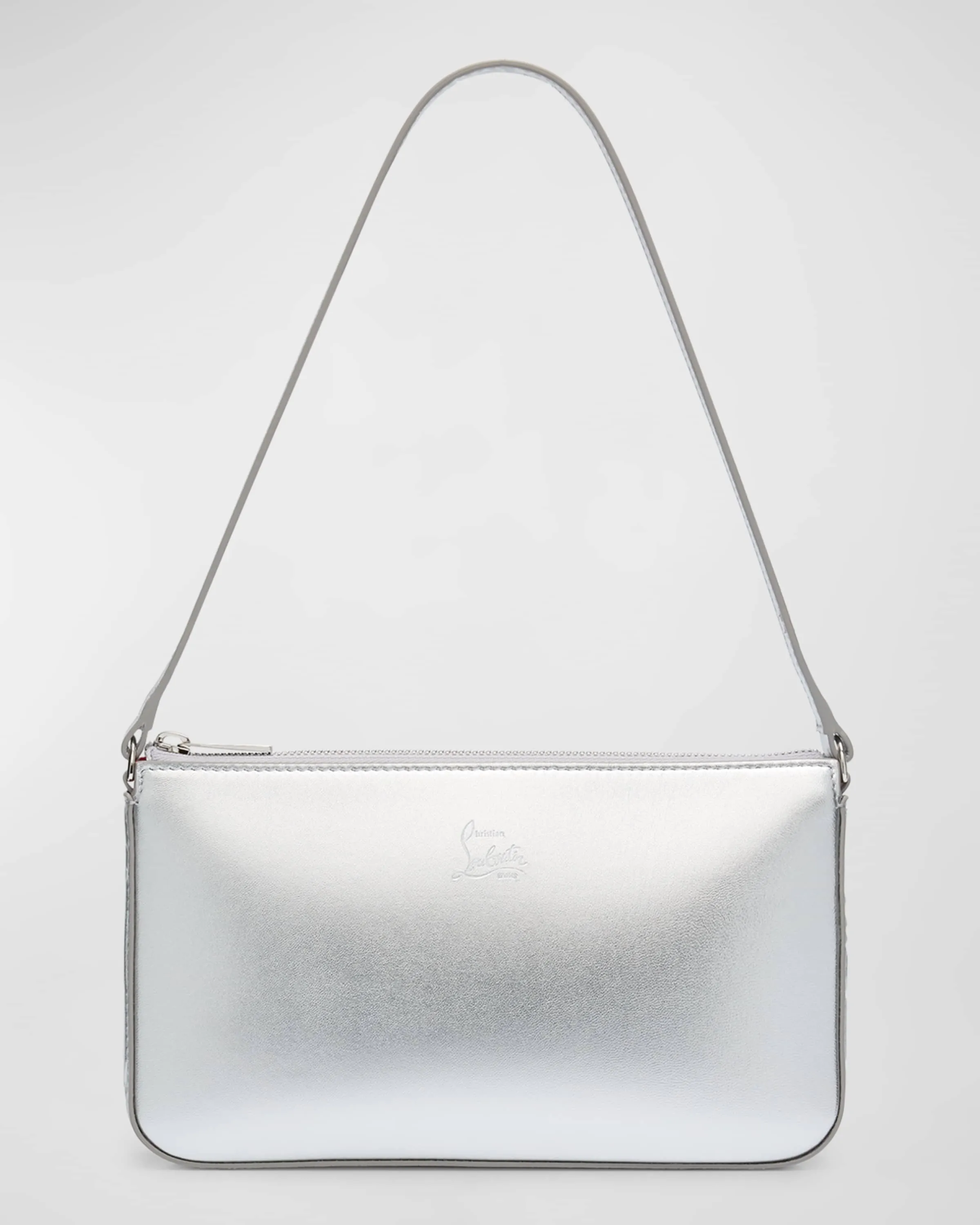 Loubila Metallic Leather Shoulder Bag