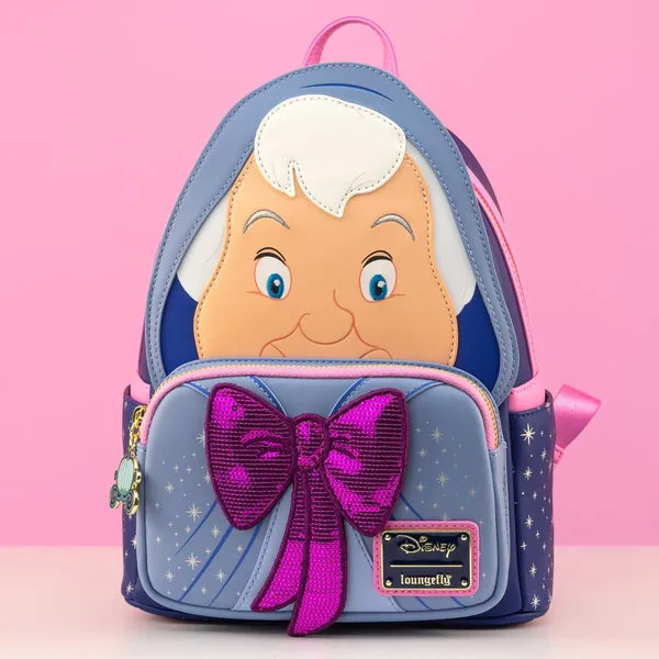 Loungefly x Disney Cinderella Fairy Godmother Cosplay Mini Backpack