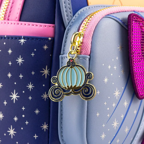 Loungefly x Disney Cinderella Fairy Godmother Cosplay Mini Backpack