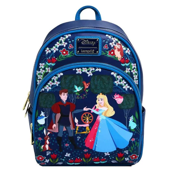 Loungefly x Disney Sleeping Beauty Floral Scene Mini Backpack