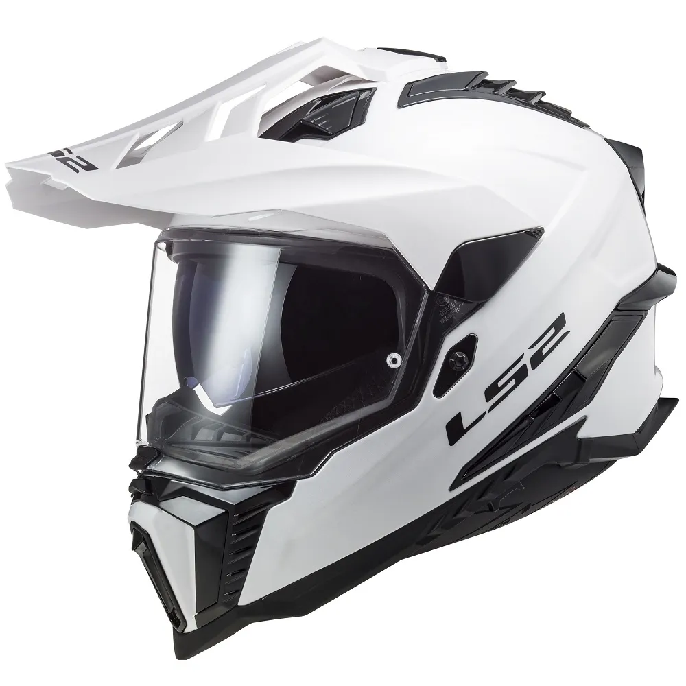 LS2 MX701 Explorer Plain Helmet - White