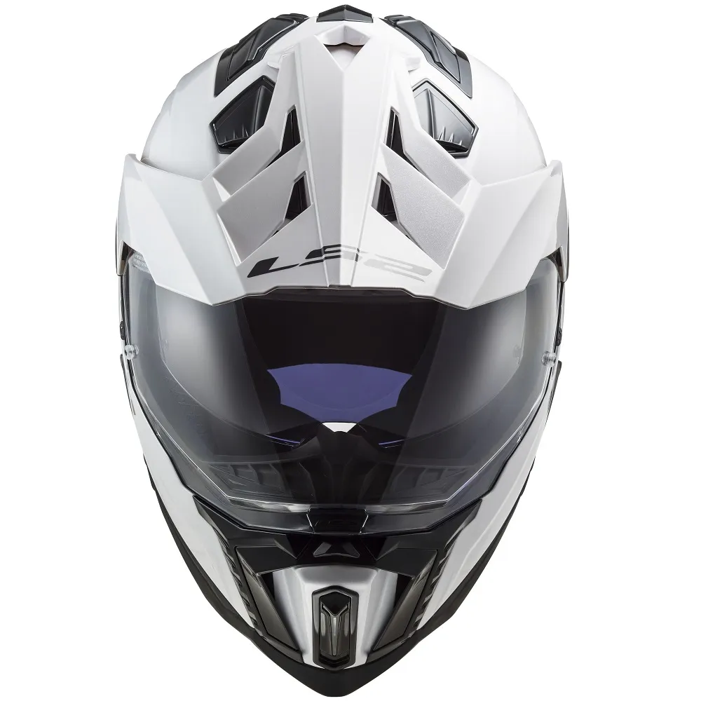 LS2 MX701 Explorer Plain Helmet - White