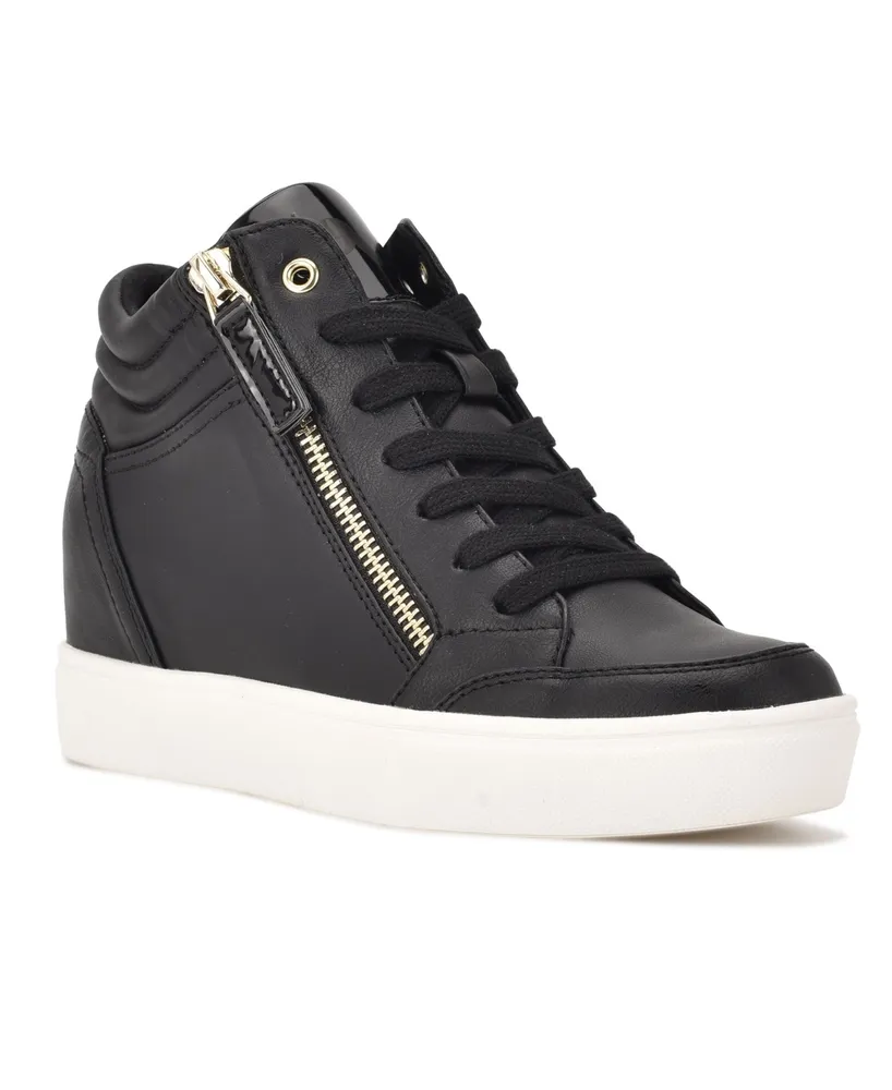 Macy's Nine West Women's Tons High Top Hidden Wedge Sneakers