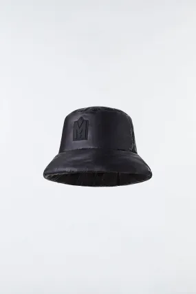 MADDY light down logo bucket hat Black