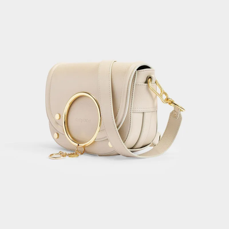 Mara Hobo Bag - See By Chloe - Cement Beige - Leather