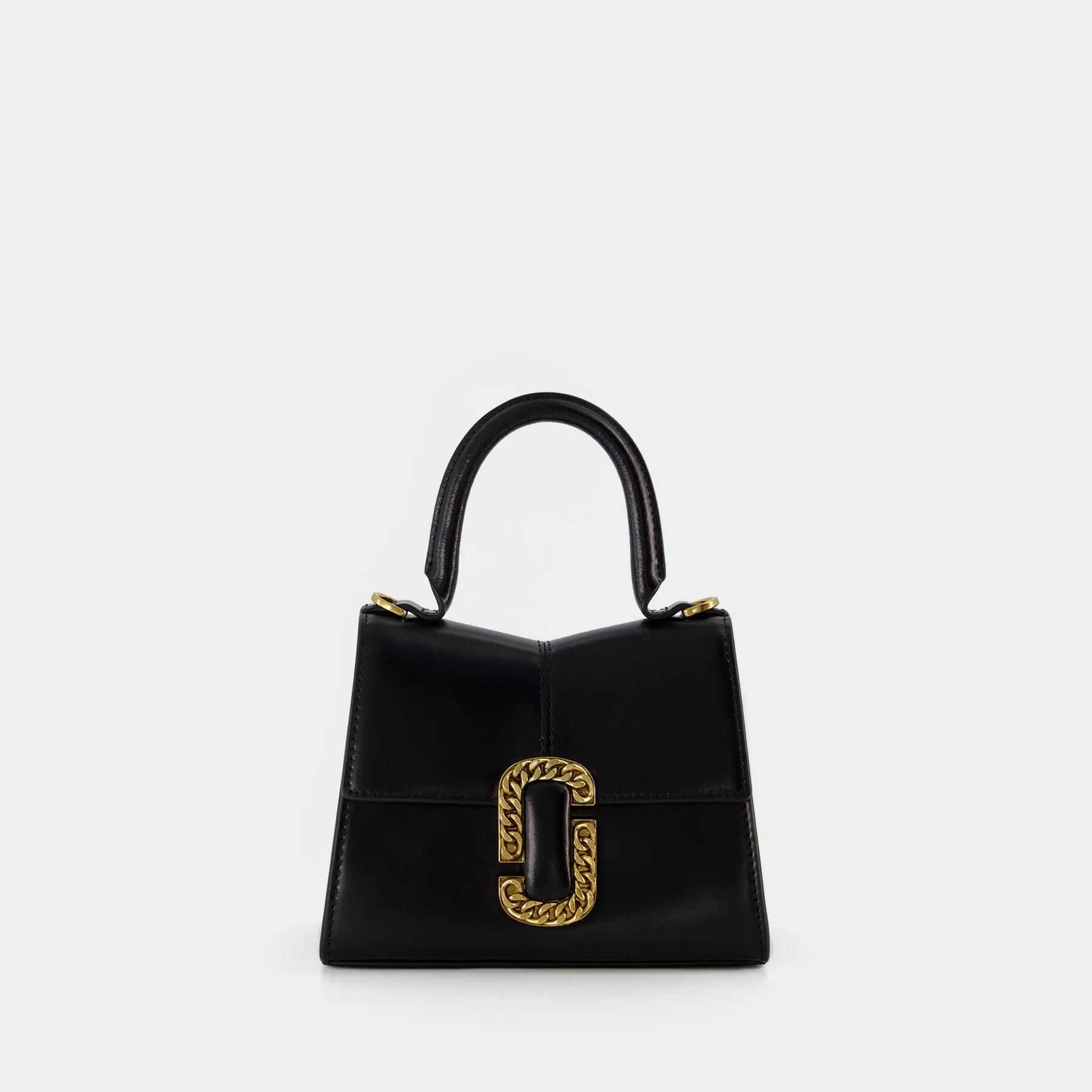 Marc Jacobs  The Mini Top Handle Bag - Marc Jacobs - Leather - Black