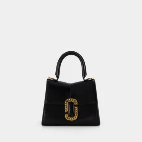 Marc Jacobs  The Mini Top Handle Bag - Marc Jacobs - Leather - Black