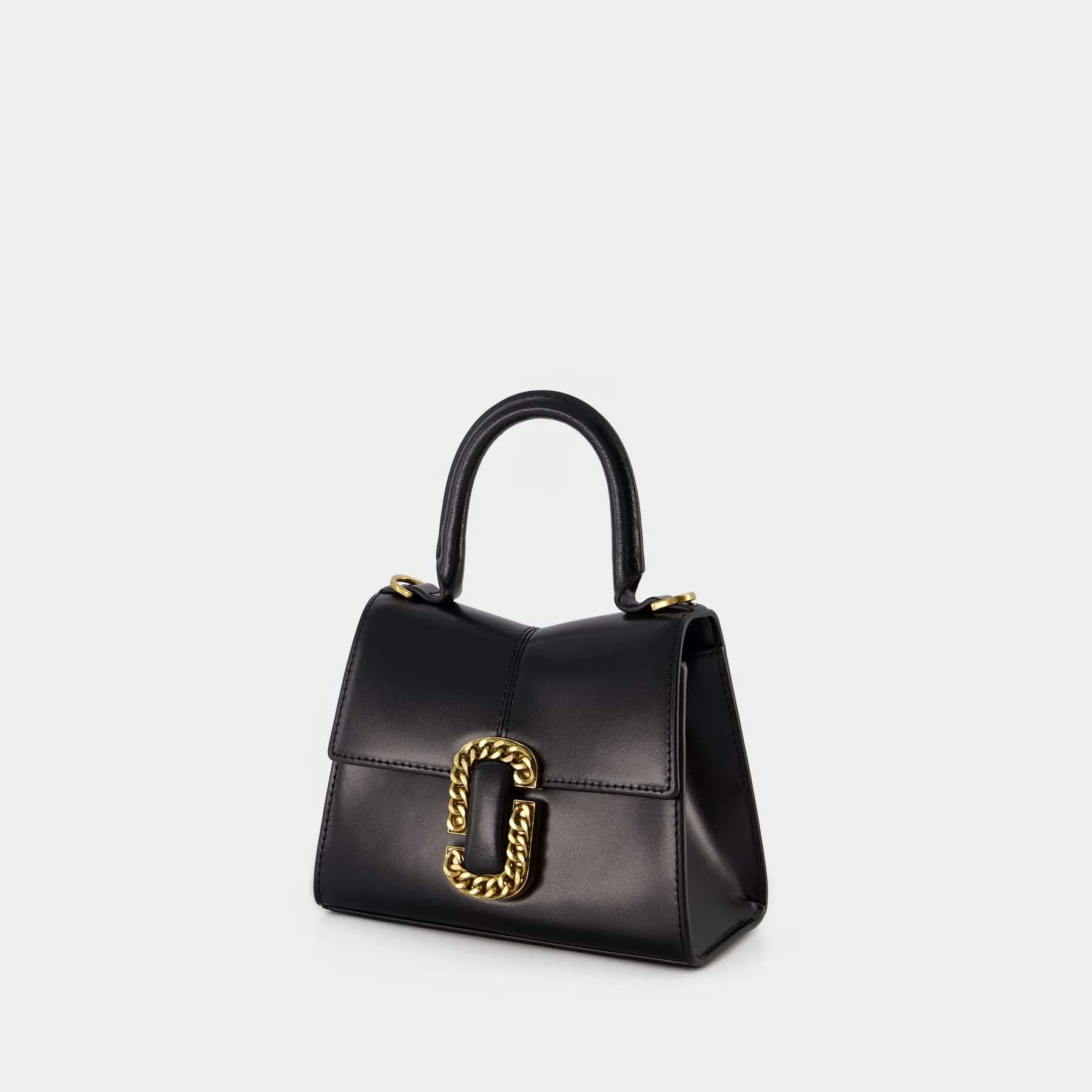 Marc Jacobs  The Mini Top Handle Bag - Marc Jacobs - Leather - Black