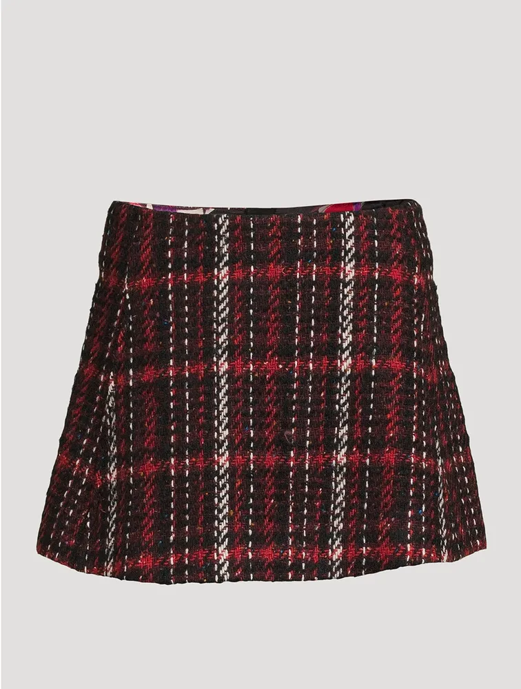 MARNI Checkered Mini Skirt