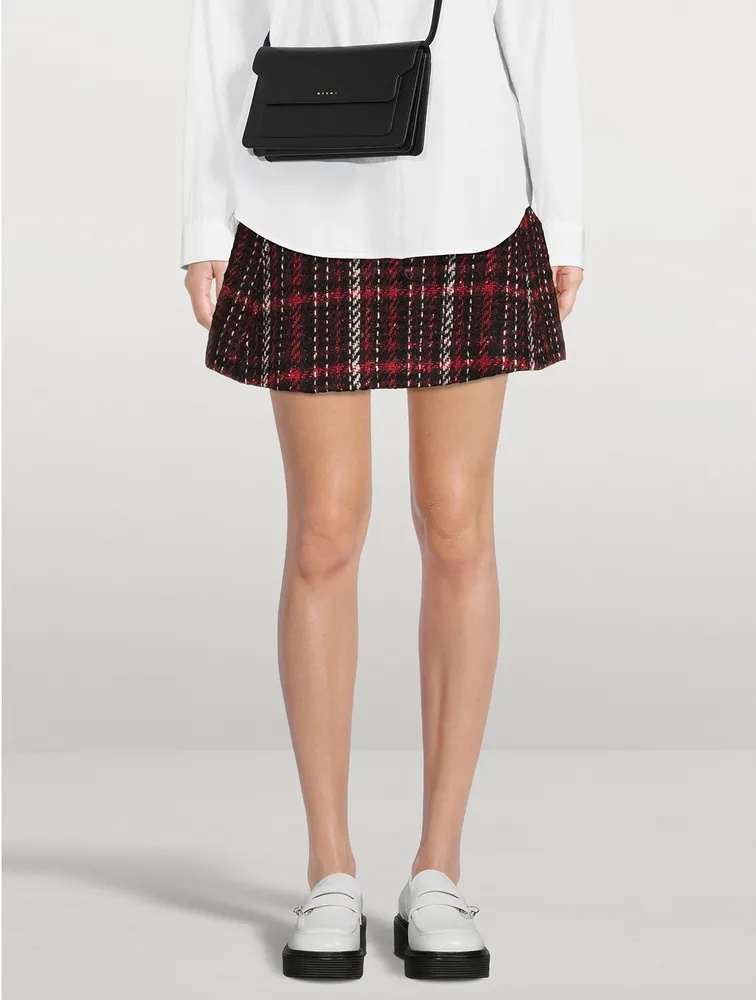 MARNI Checkered Mini Skirt