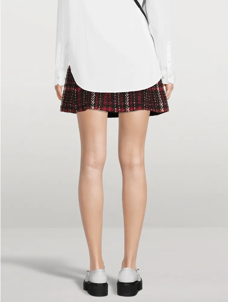 MARNI Checkered Mini Skirt