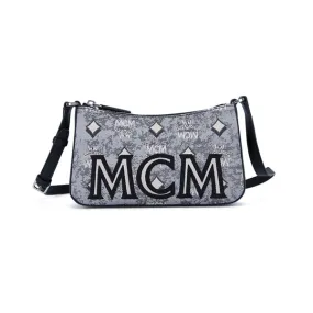 MCM Aren Shoulder Bag in Vintage Monogram Jacquard