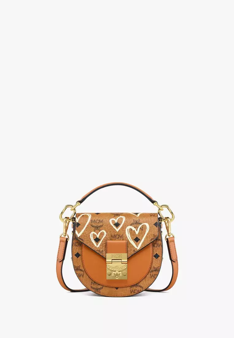 MCM Valentine’s Day Tracy Shoulder Bag in Visetos