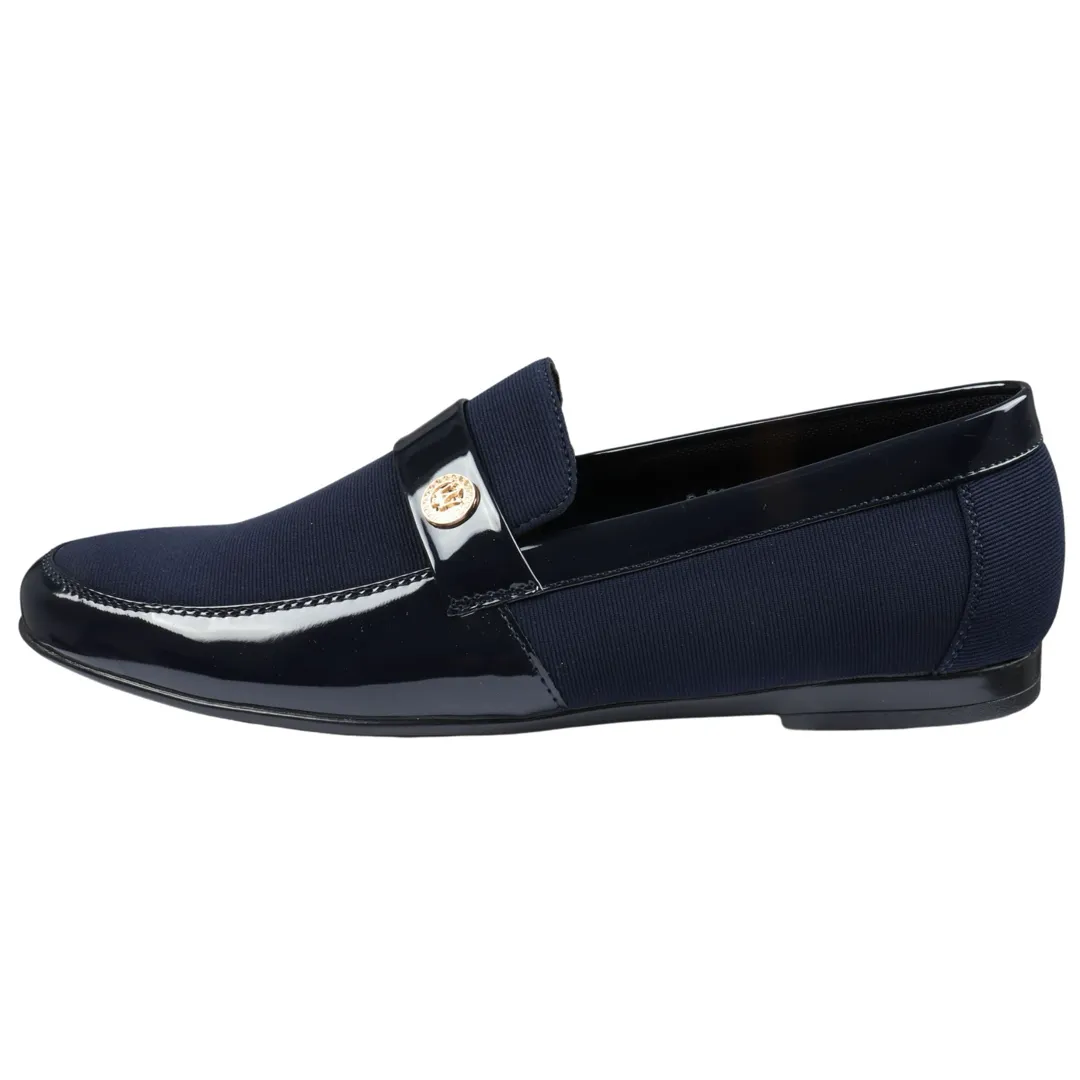 Men's Slip On Lightweight Navy Loafer Shoes