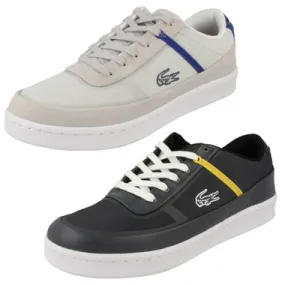 Mens Lacoste Casual Lace Up Trainers Court Line