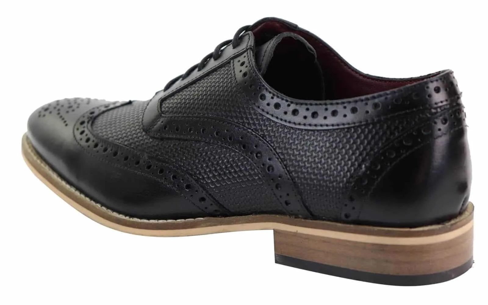 Mens Oxford Shoes with Modern Pattern