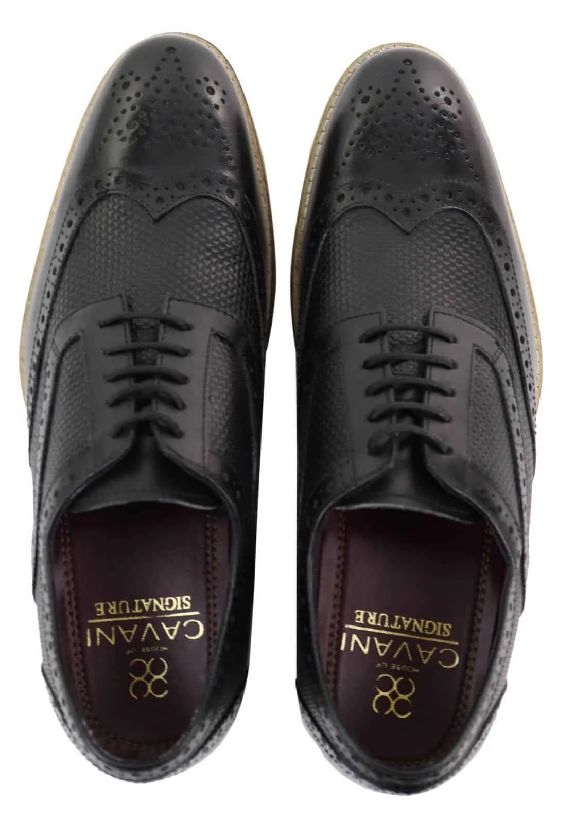 Mens Oxford Shoes with Modern Pattern