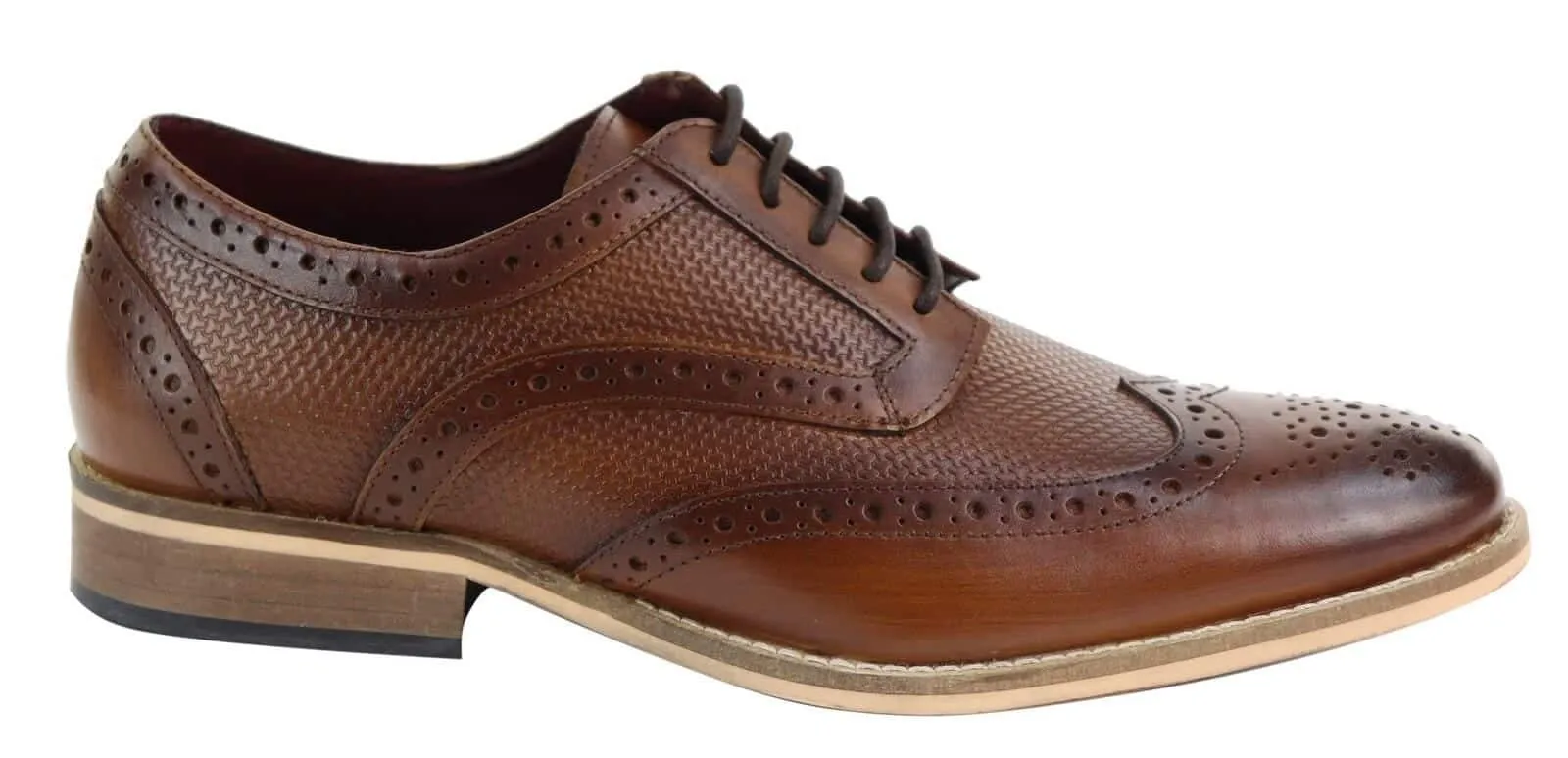 Mens Oxford Shoes with Modern Pattern