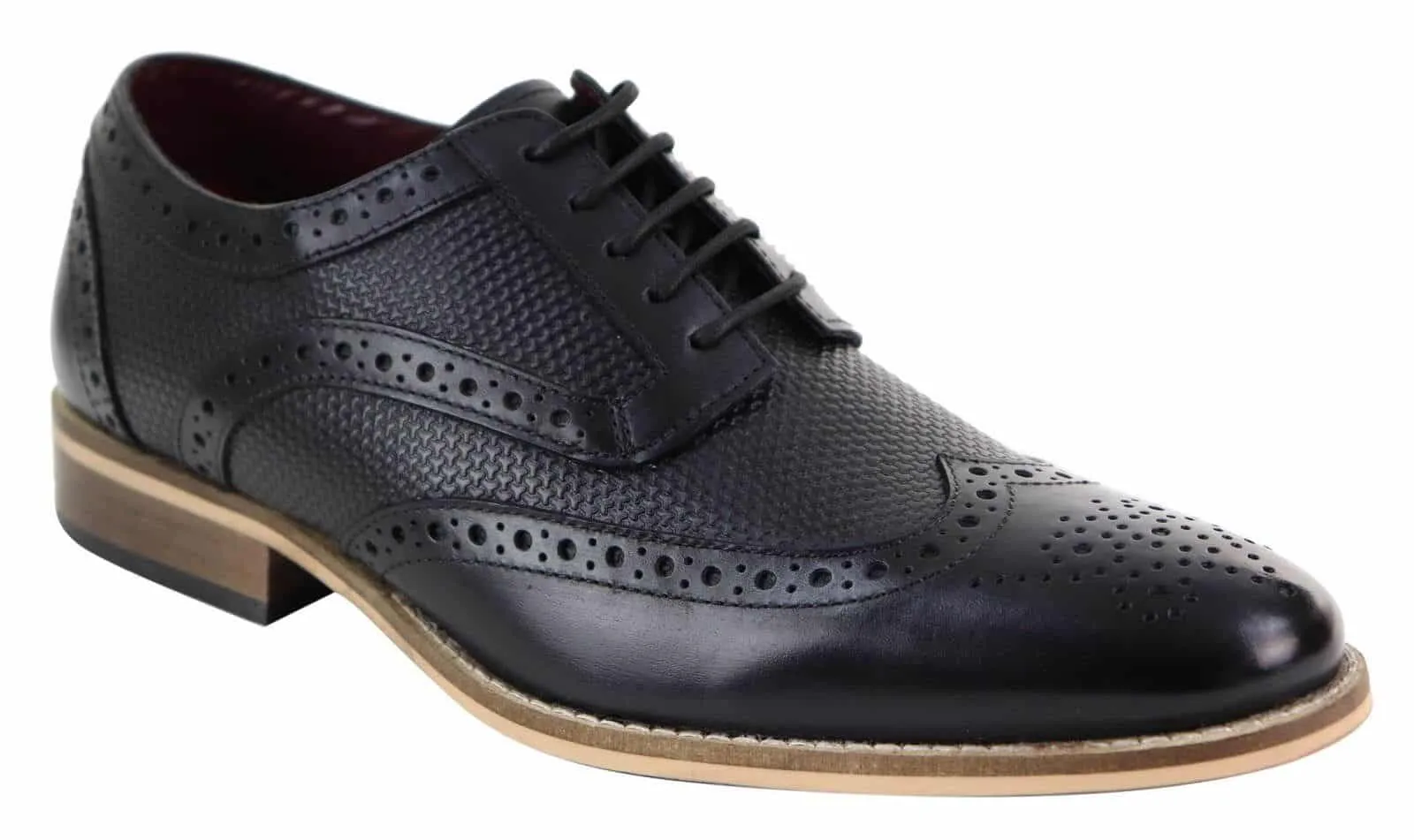 Mens Oxford Shoes with Modern Pattern