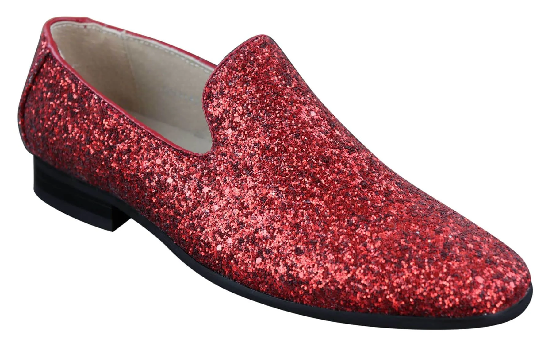 Mens Shiny Glitter Party Shoes