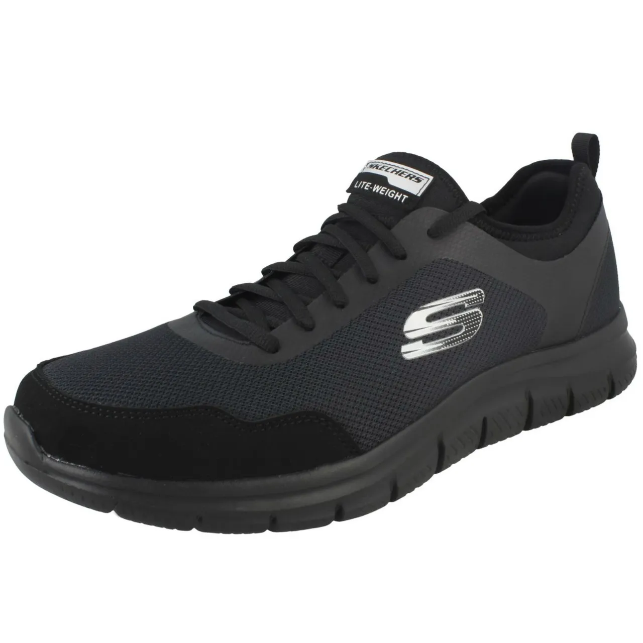 Mens Skechers Memory Foam Trainers Track Fierce KAT