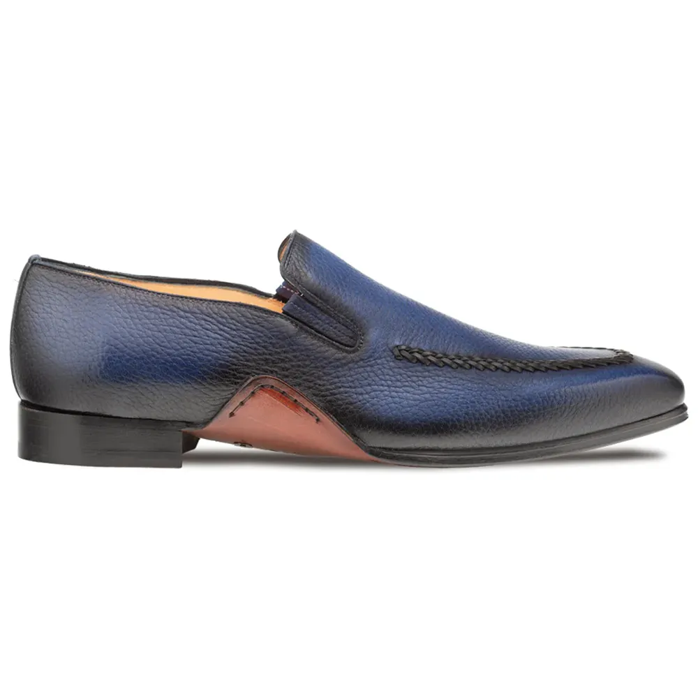 Mezlan Deerskin Opanka Loafer Blue (S20756)