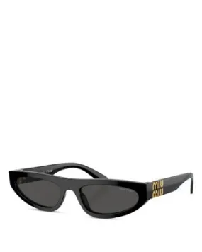 Miu Miu Oval Sunglasses, 56mm