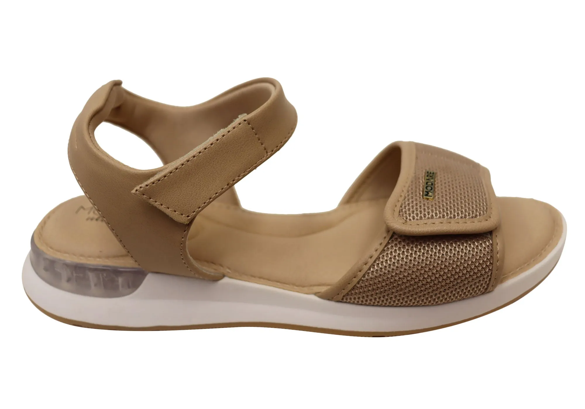 Modare Ultraconforto Lanar Womens Comfort Sandals Made In Brazil