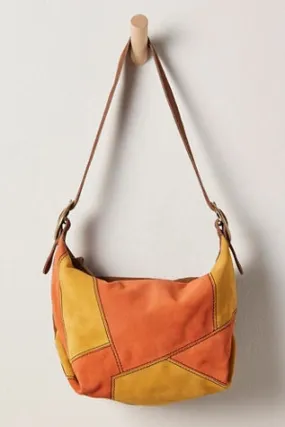 Montage Suede Shoulder Bag at Free People in Ochre