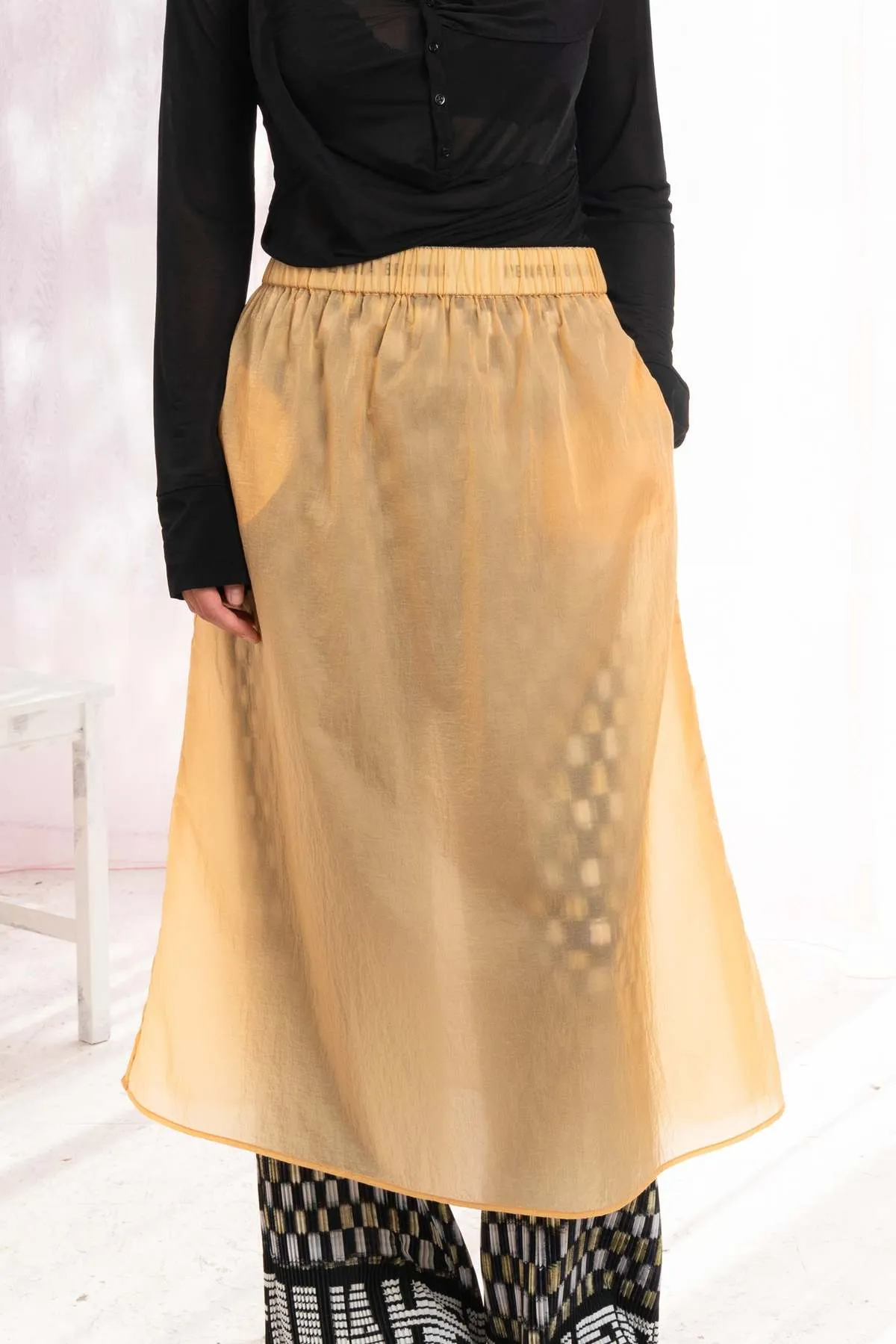 Motoboy Skirt - Apricot