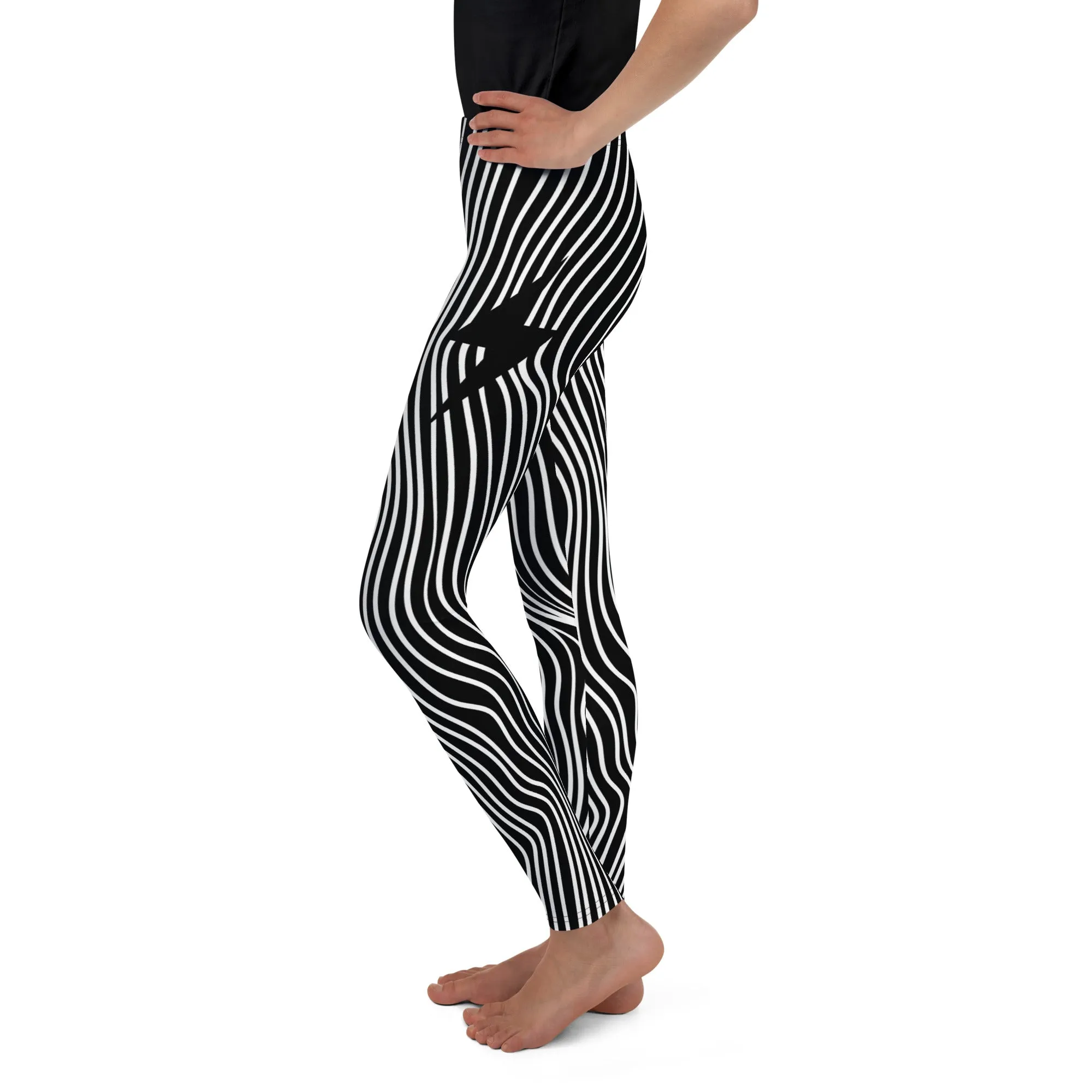 Mushroom Lines Youth Leggings