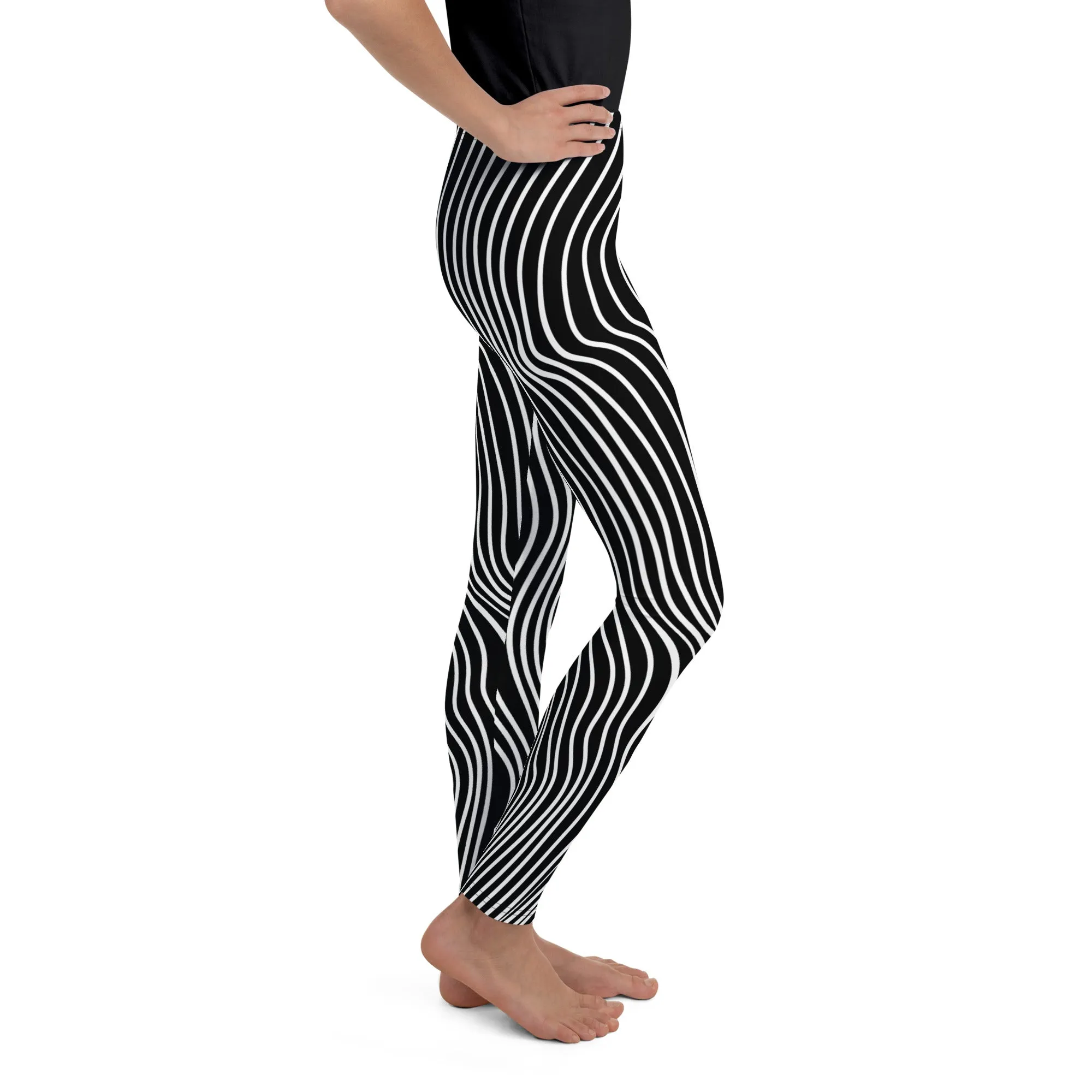 Mushroom Lines Youth Leggings