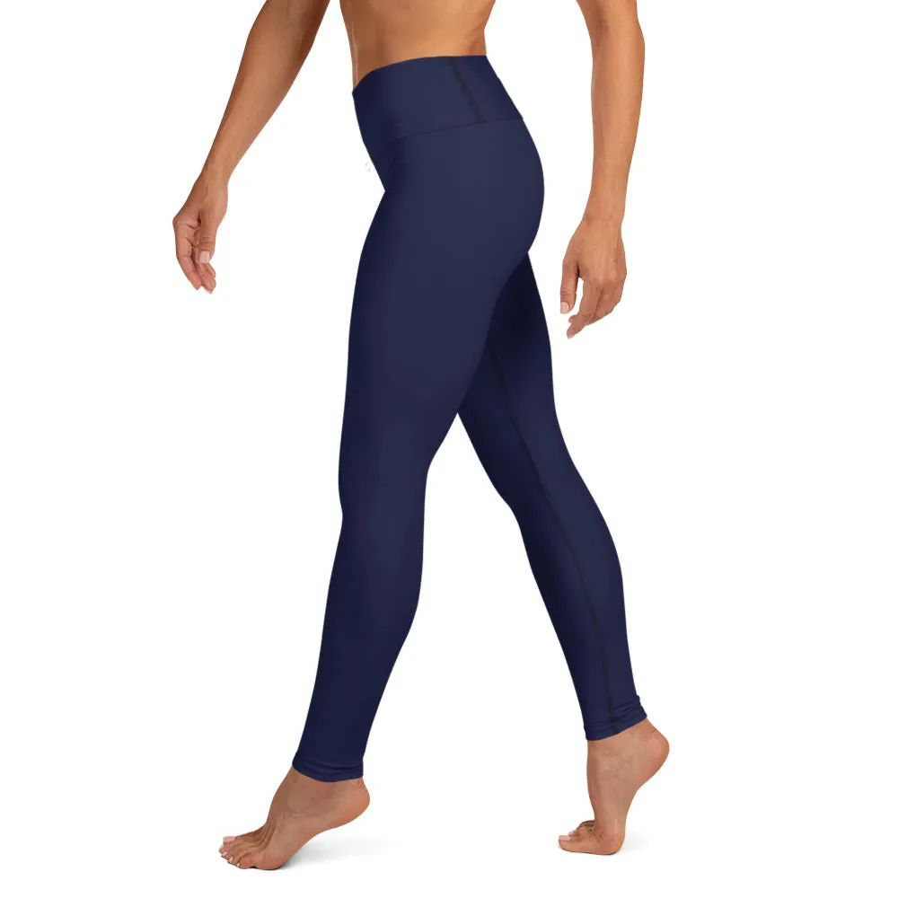 Navy Blue Yoga Leggings