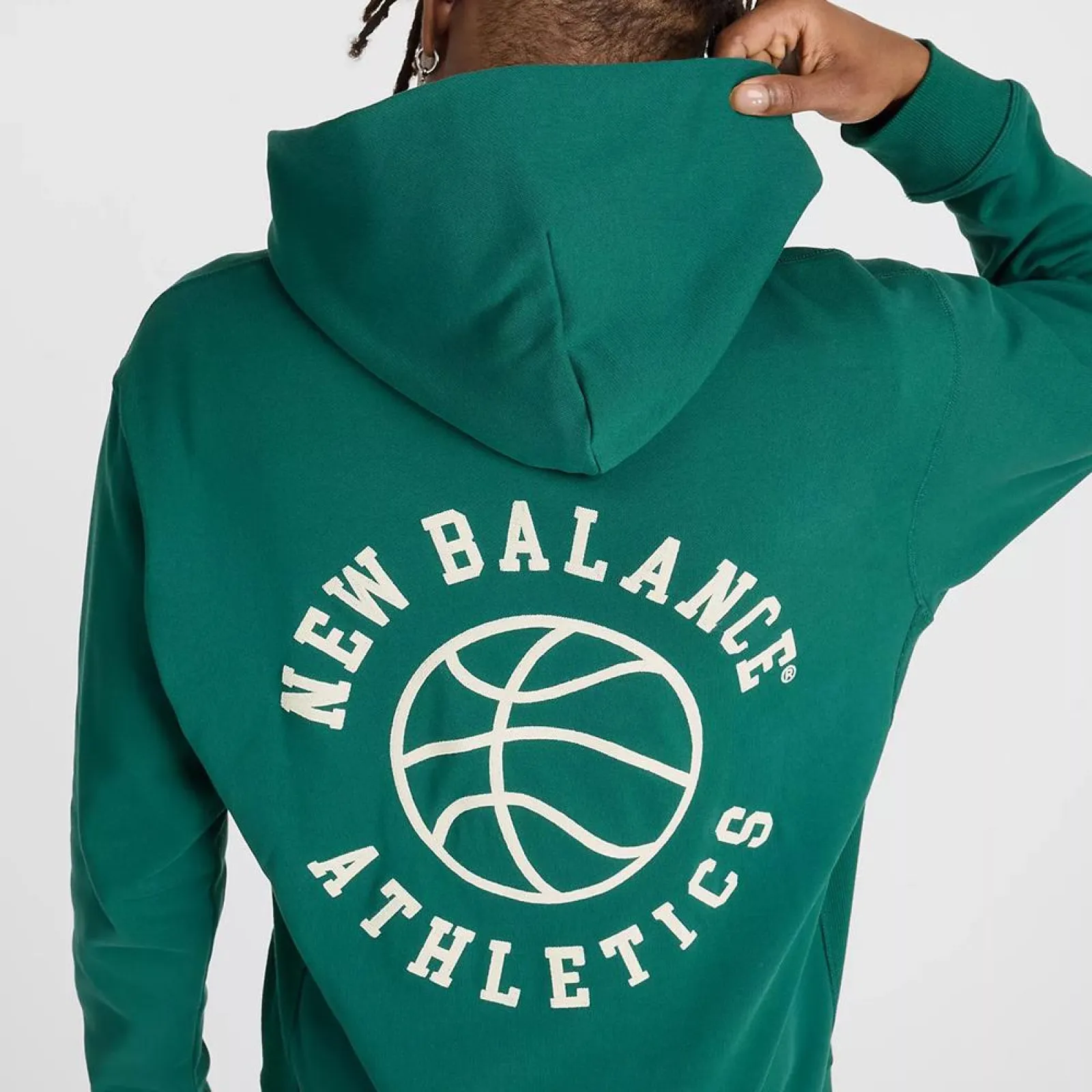 New Balance Athletics Relaxed League Hoodie "Marsh Green"