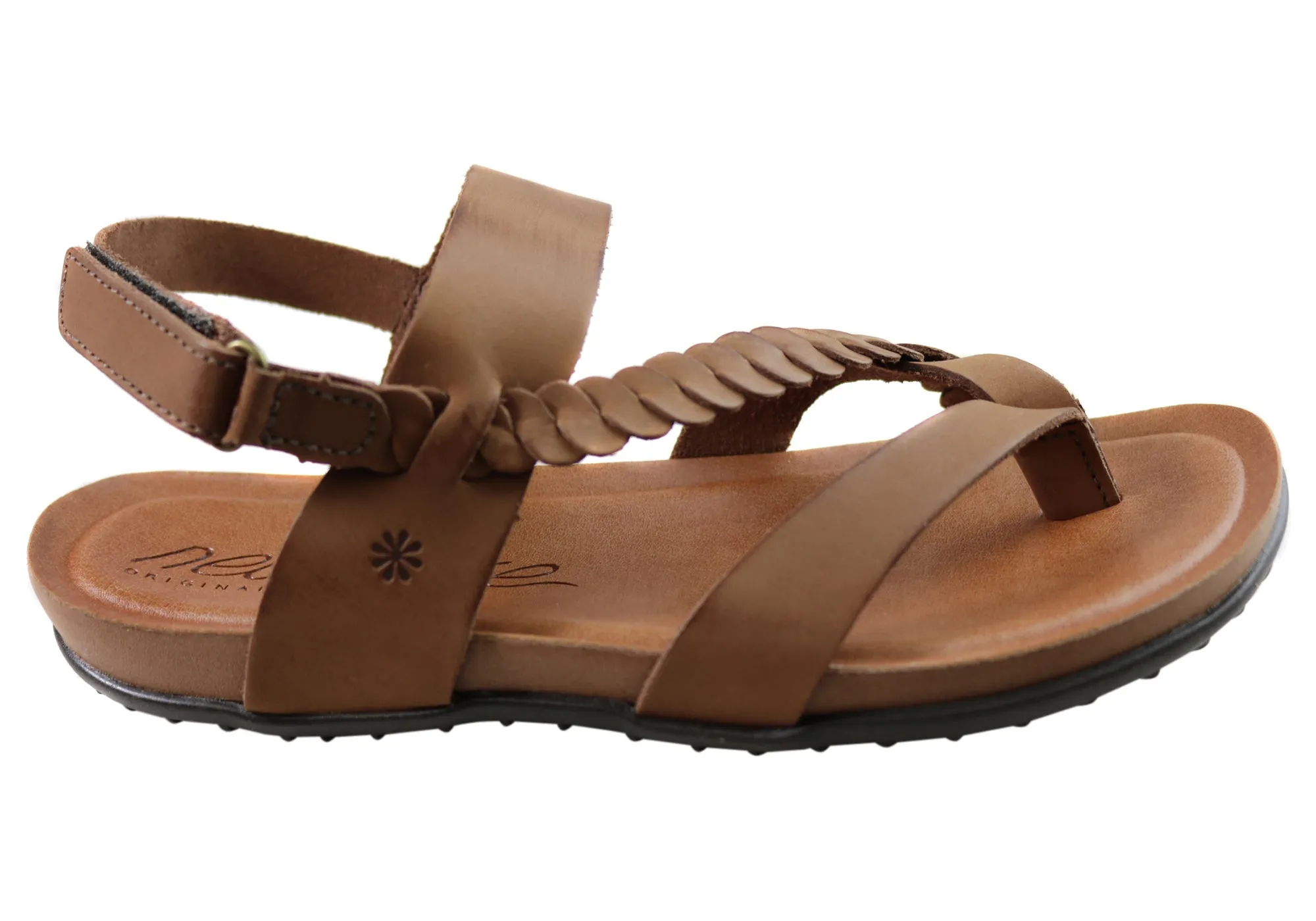 New Face Retreat Womens Comfortable Leather Sandals Made In Brazil