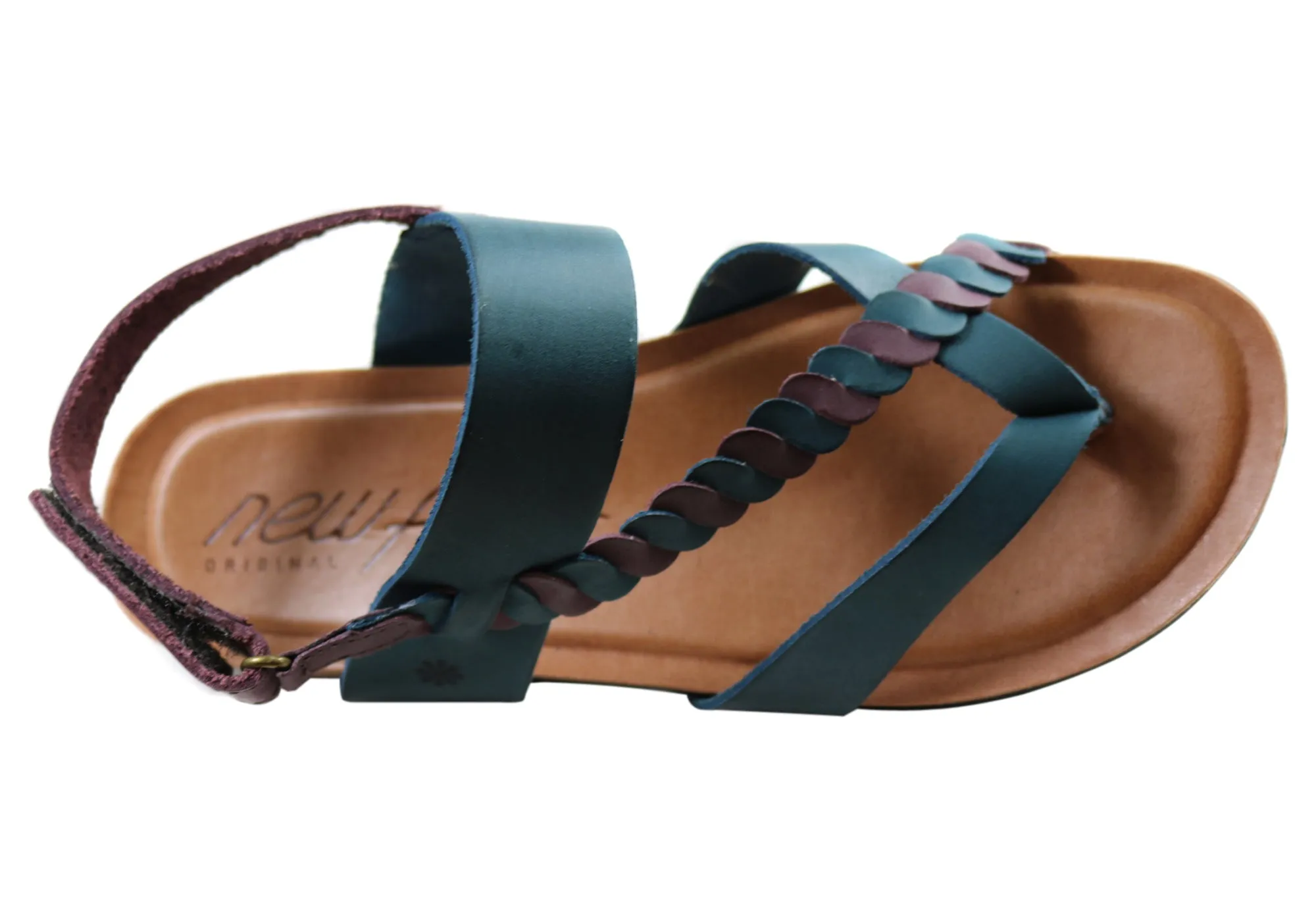 New Face Retreat Womens Comfortable Leather Sandals Made In Brazil