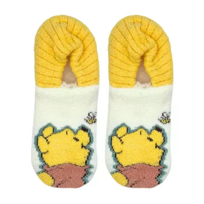 new!Womens Winnie The Pooh 1 Pair Slipper Socks