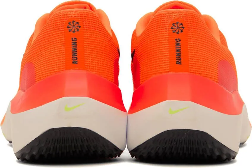 Nike Orange Zoom Fly 5 Sneakers