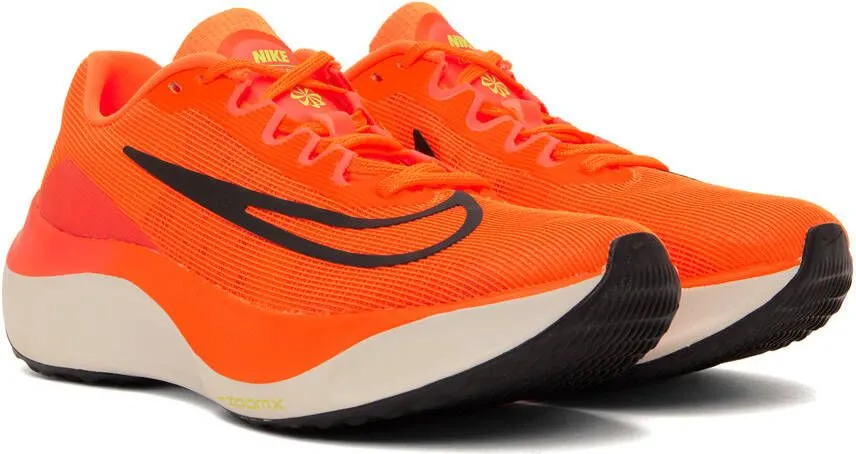 Nike Orange Zoom Fly 5 Sneakers