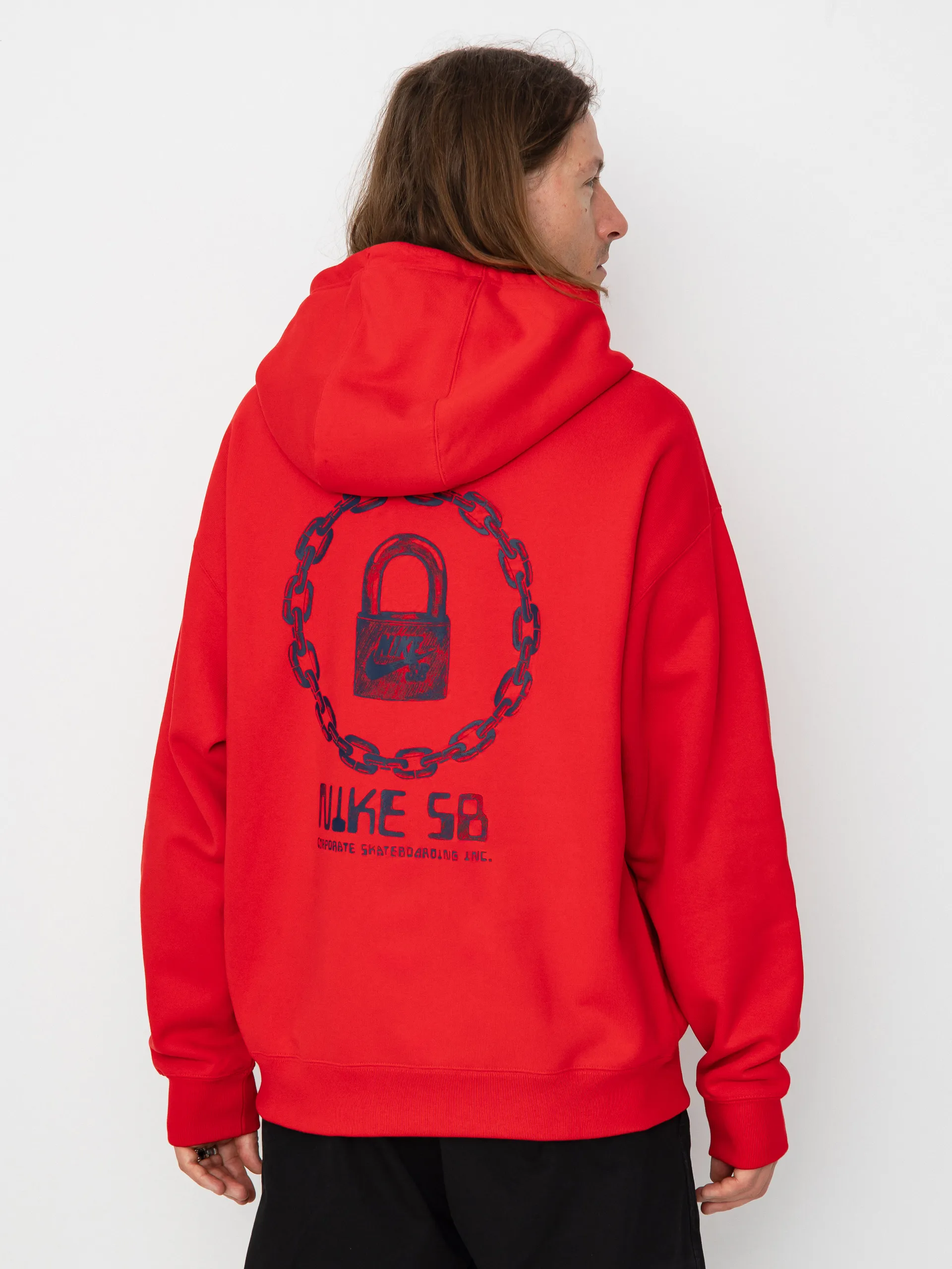 Nike SB On Lock Gfx HD Hoodie (university red)