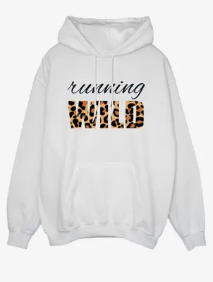 NW2 Running Wild White Printed Hoodie | #department | George at ASDA