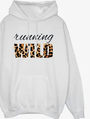 NW2 Running Wild White Printed Hoodie | #department | George at ASDA