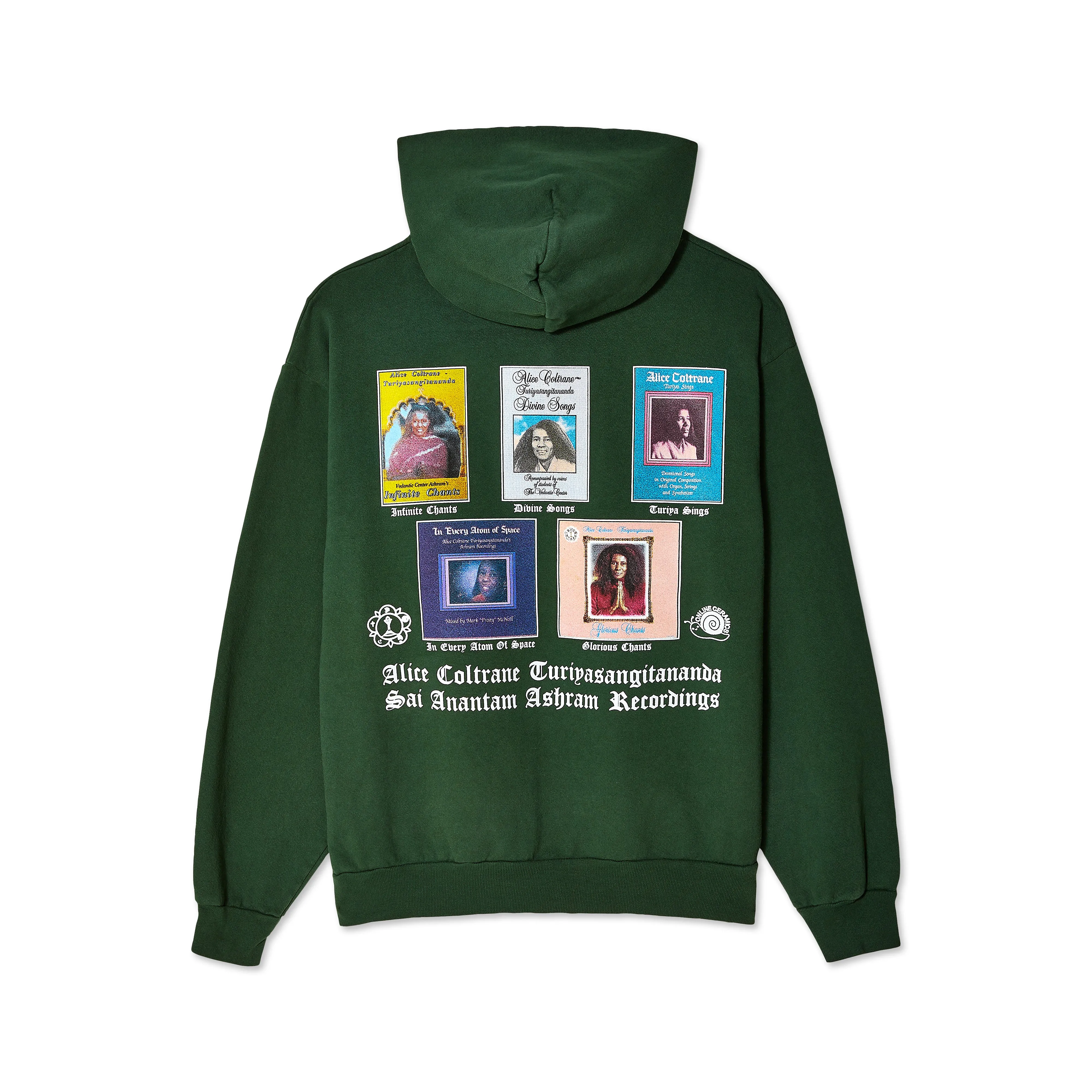 Online Ceramics - Alice Coltrane ’Endless Wisdom’ Hoodie - (Ivy)