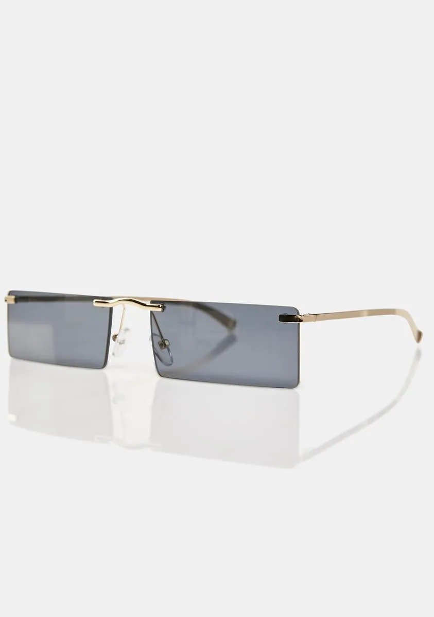 Outshine You Rectangle Sunglasses-