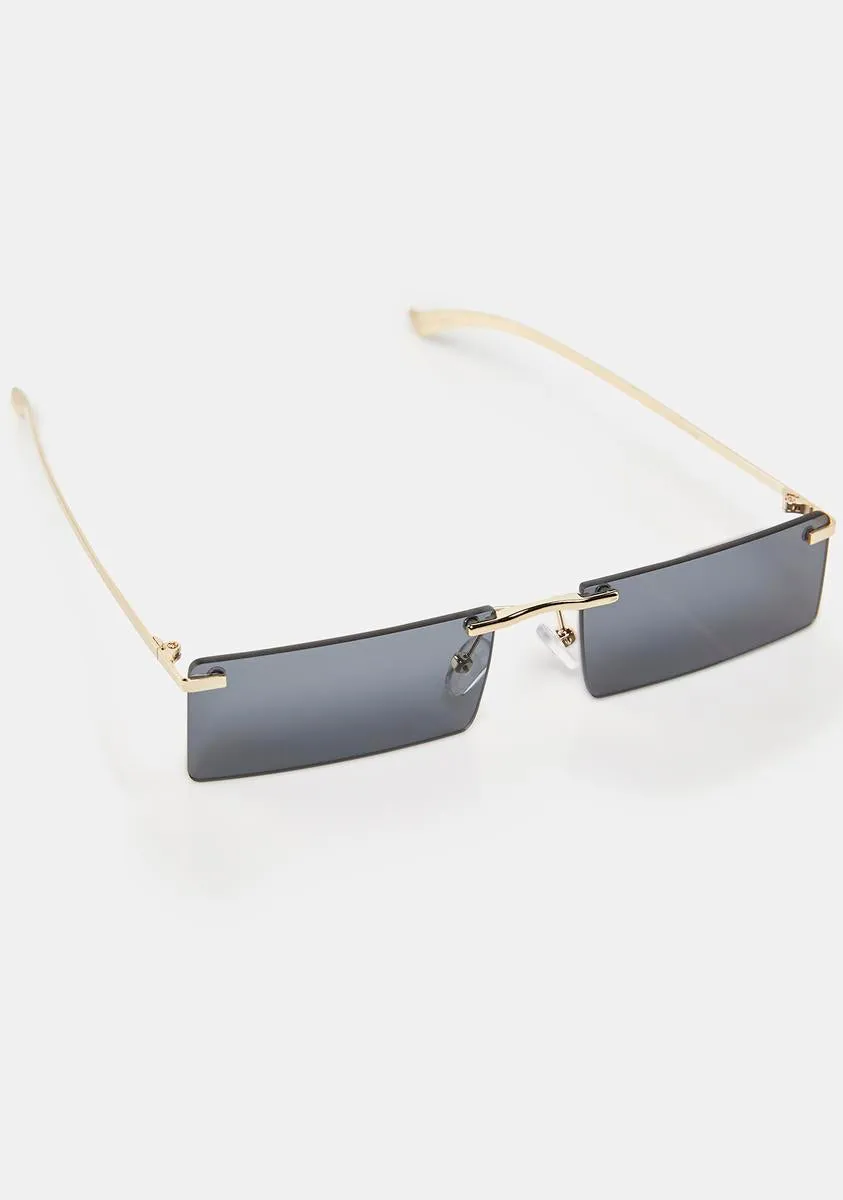 Outshine You Rectangle Sunglasses-