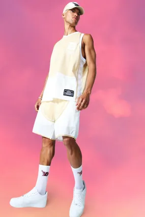 Oversized Vest Basketball Short Set | boohooMAN UK